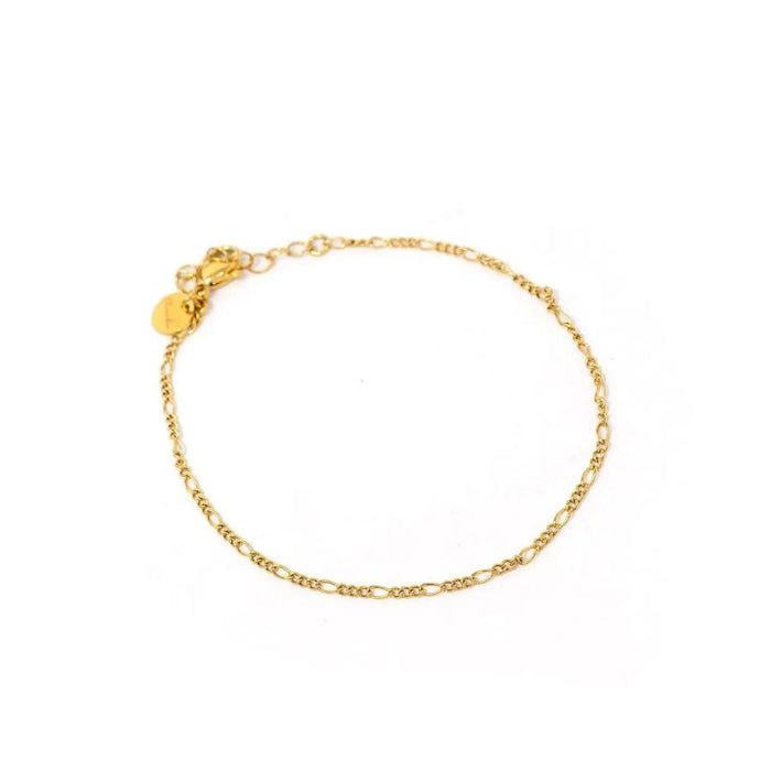 the-sis-kiss-figaro-anklet-gold-water-resistant