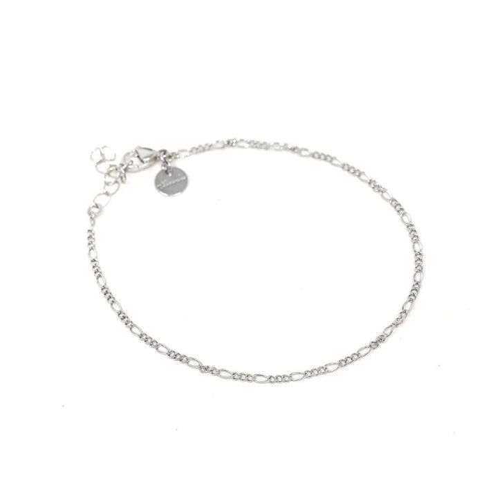 the-sis-kiss-figaro-anklet-silver-water-resistant
