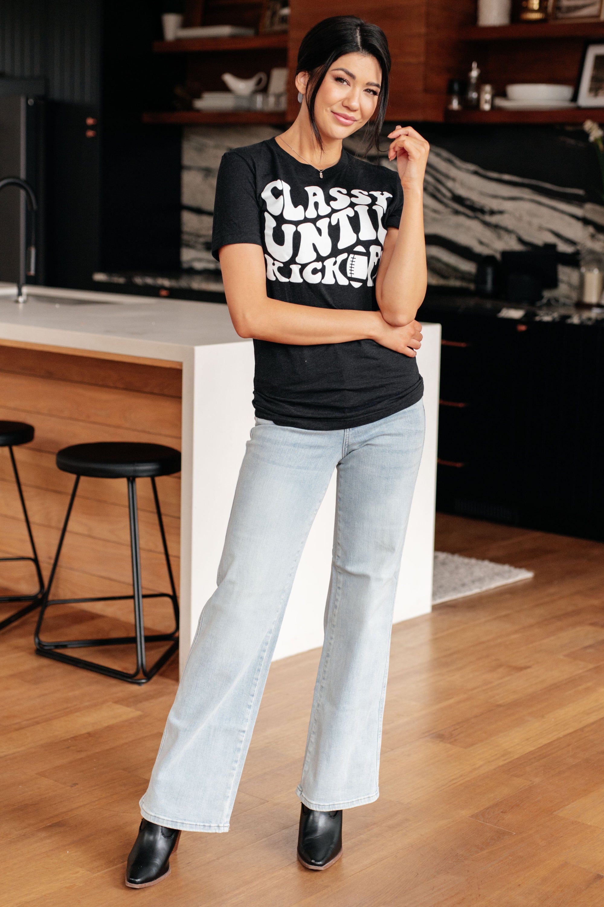 Classy Until Kickoff Tee Womens Ave Shops 