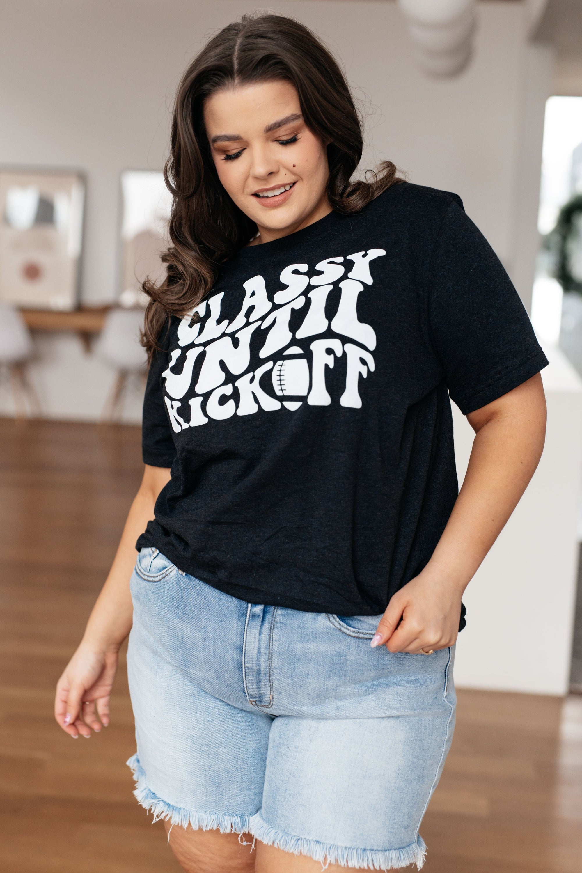 Classy Until Kickoff Tee Womens Ave Shops 