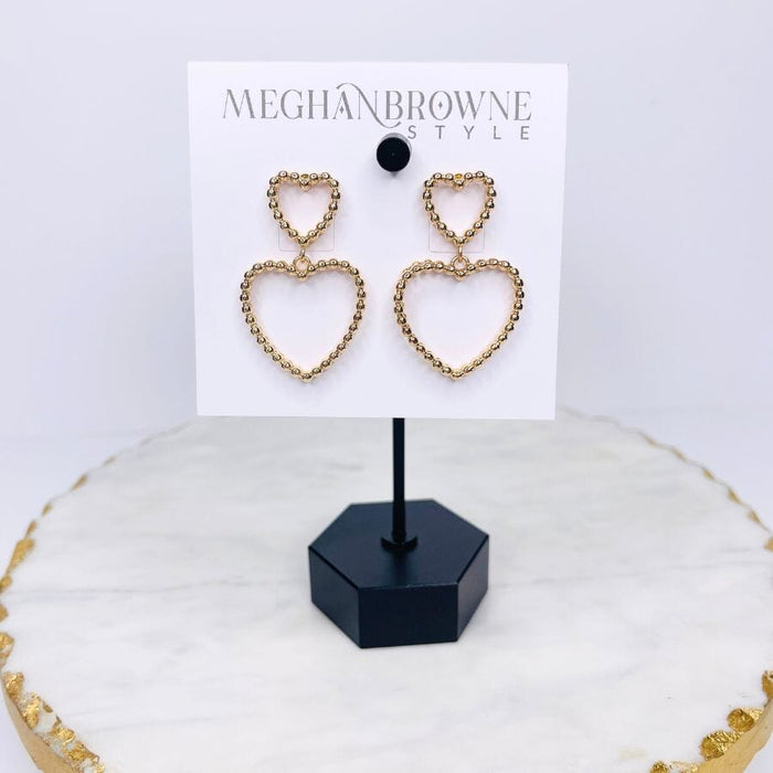 Meghan Browne Rome Gold Earrings Earrings Meghan Browne 