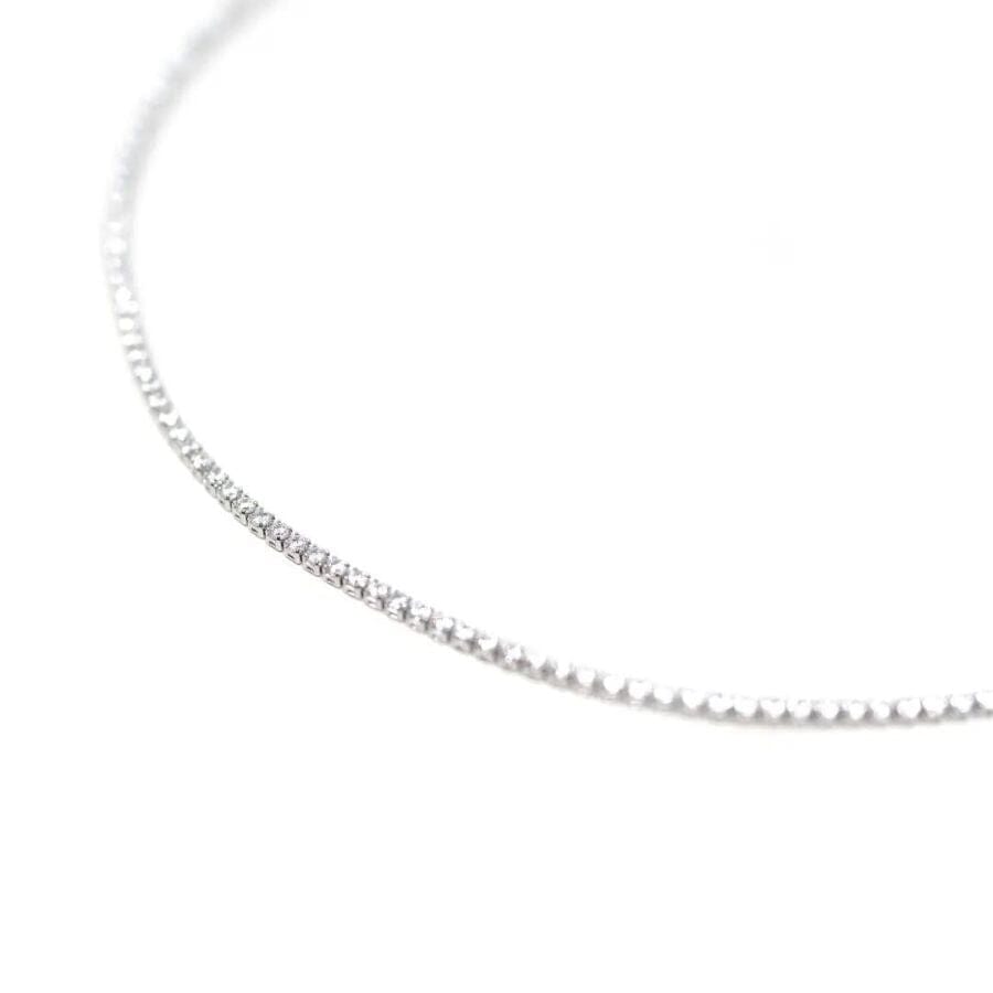 The Sis Kiss The Meg Chain Silver Necklace The Sis Kiss