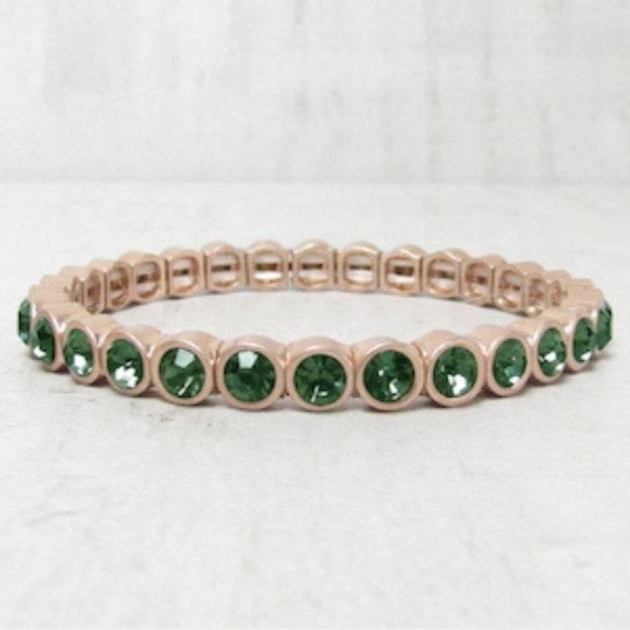 Meghan Browne Gabe Emerald Bracelet Bracelets Meghan Browne 