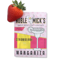 Noble Mick's Single Serve Craft Cocktails drink mixers Noble Mick's Strawberry Margarita 