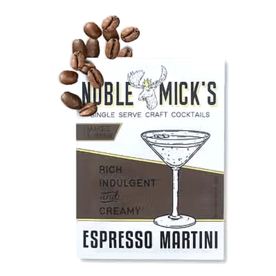 Noble Mick's Single Serve Craft Cocktails drink mixers Noble Mick's Espresso Martini