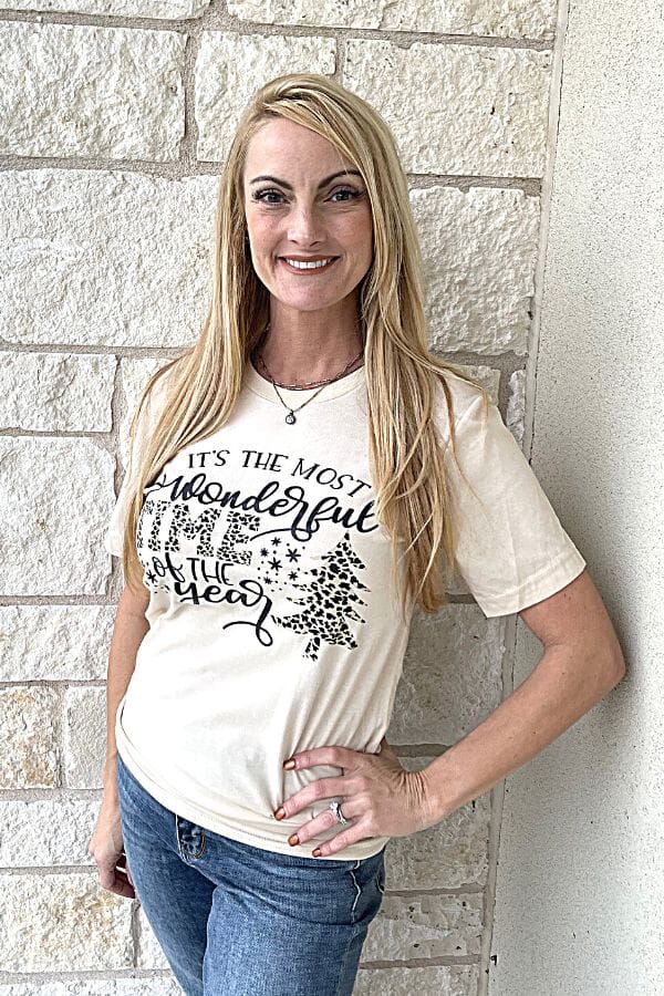 The Most Wonderful Time of Year T-Shirt Shirts & Tops Mama glitter 