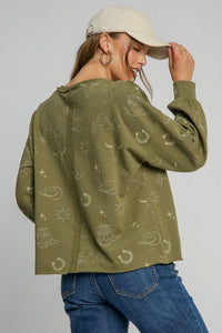 olive-rodeo-round-neck-crew-neck