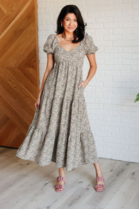 A Moment of Love Balloon Sleeve Dress Dresses Ave Shops 