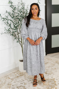 All Is Well Dress In Opal Gray Womens Ave Shops 