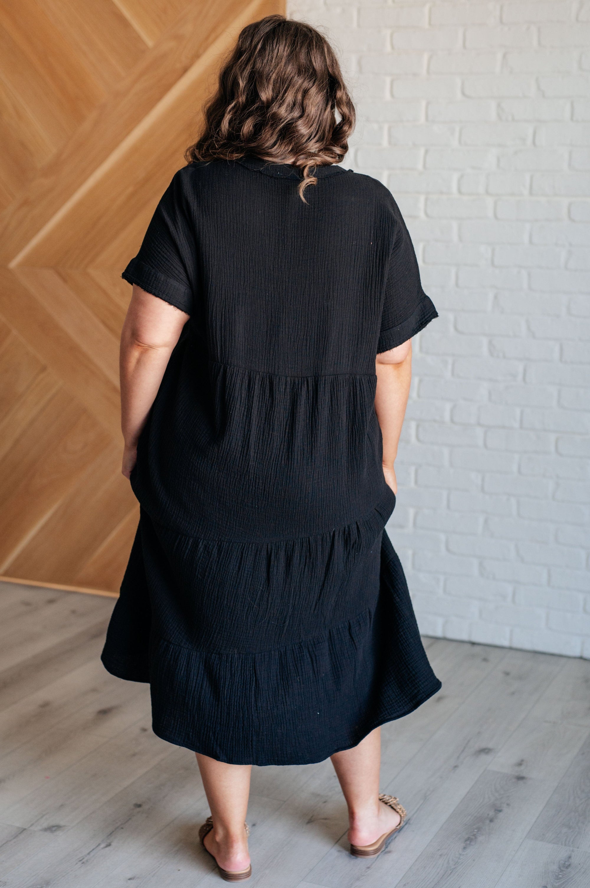 Always Learning Dolman Sleeve Dress in Black Dresses Ave Shops 