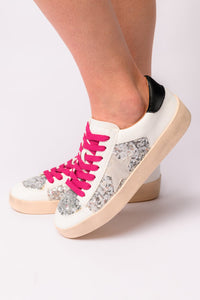 Another Round Sneakers in Silver Sequins Womens Ave Shops 