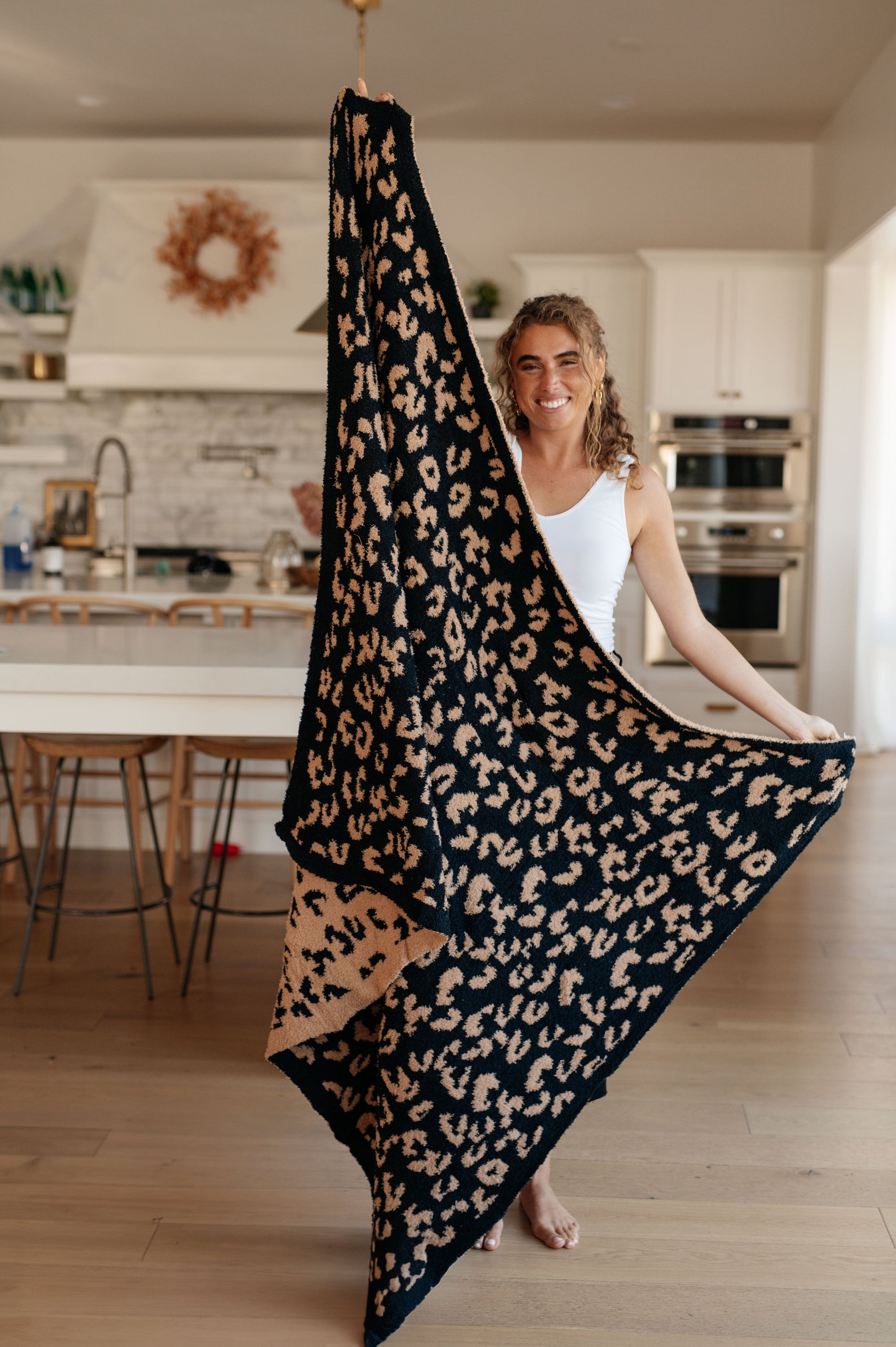 Ari Blanket Single Cuddle Size in Animal Print Womens Ave Shops 
