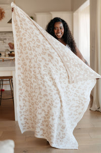 Ari Blanket Single Cuddle Size in Neutral Animal Womens Ave Shops 