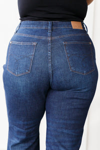 Arlo High Rise Button-Fly Straight Jeans Womens Ave Shops 