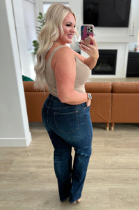 Arlo High Rise Button-Fly Straight Jeans Womens Ave Shops 
