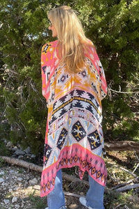 Aztec Pattern Kimono Kimonos Anarchy Street 