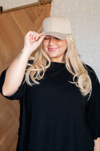 Basic Babe Ball Cap in Khaki Accessories Ave Shops 