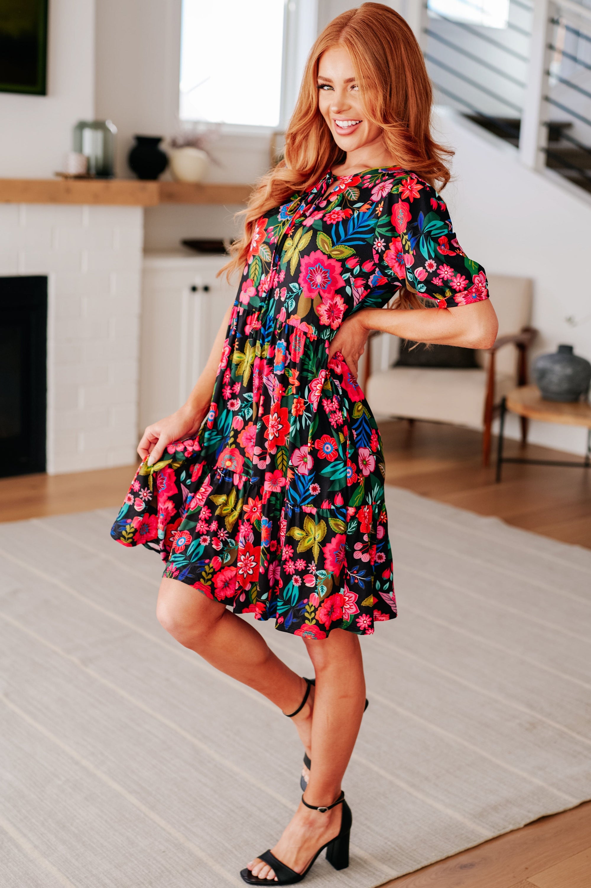 Be Someone Floral Dress Dresses Ave Shops 