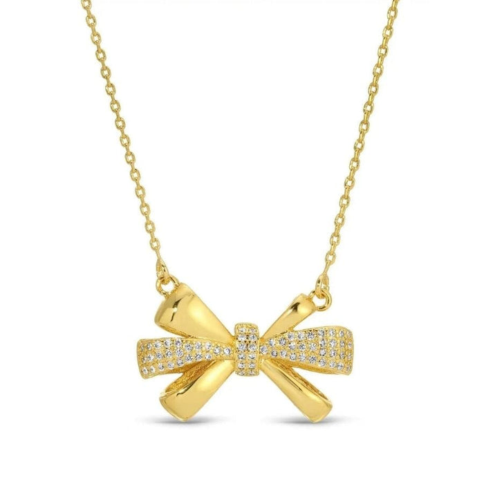 Bow Pendant Necklace Necklace Splendid Iris 