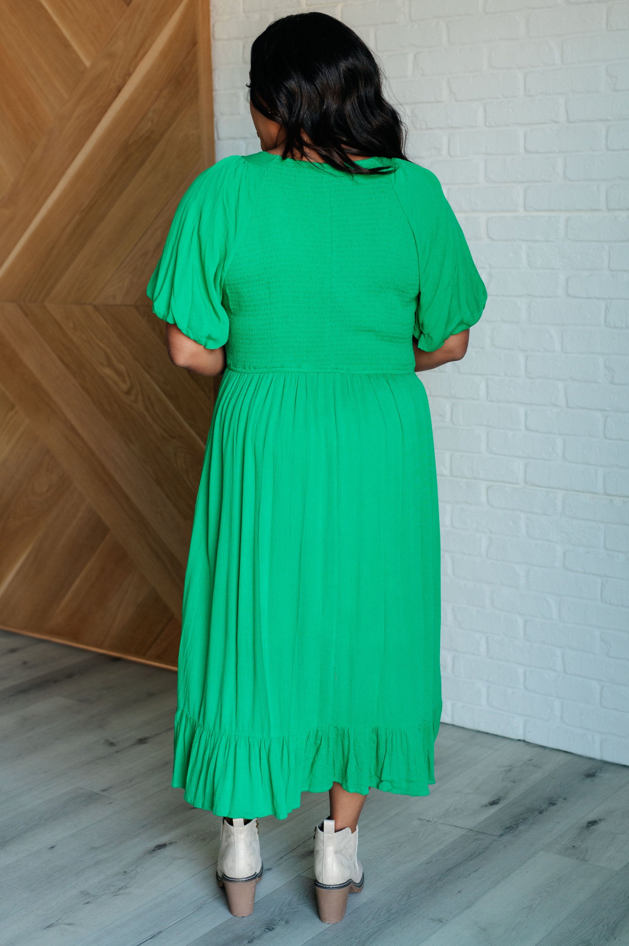 Catch a Cloud and Pin it Down Smocked Bodice Dress Dresses Ave Shops 