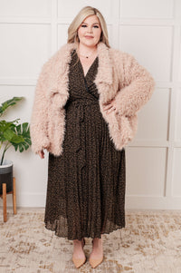 Cause a Scene Surplice Neck Dress Dresses Ave Shops 