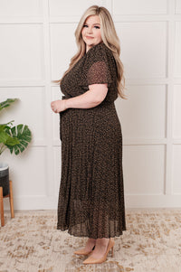 Cause a Scene Surplice Neck Dress Dresses Ave Shops 