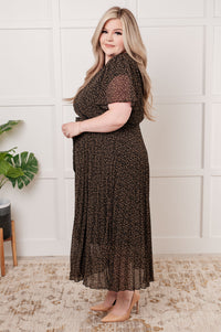 Cause a Scene Surplice Neck Dress Dresses Ave Shops 