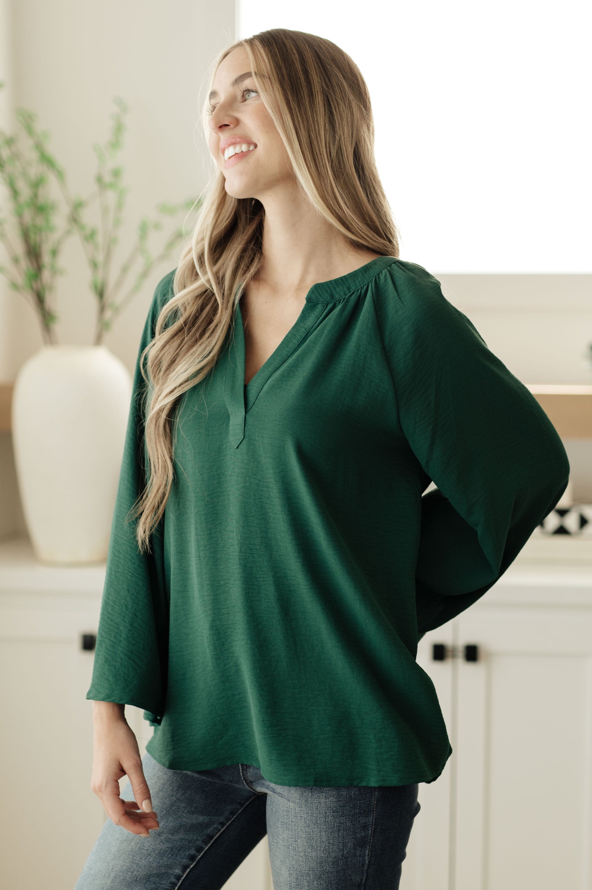 Climb On V-Neck Blouse Blouses Ave Shops 