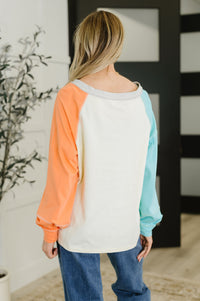 Color Me Confused Color Block Top Womens Ave Shops 