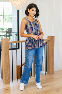 Cool Connections Peplum Tank Tops Ave Shops 