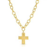 Cross Statement Necklace Necklace Splendid Iris 