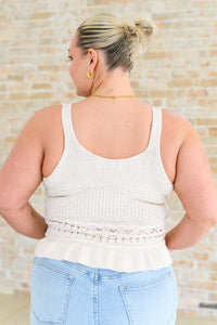 Day Dancing Ruffle Knit Tank Top Tops Ave Shops 