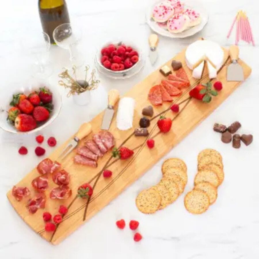 Del Mar Charcuterie Cheese Serving Board Home & Decor Totally Bamboo 