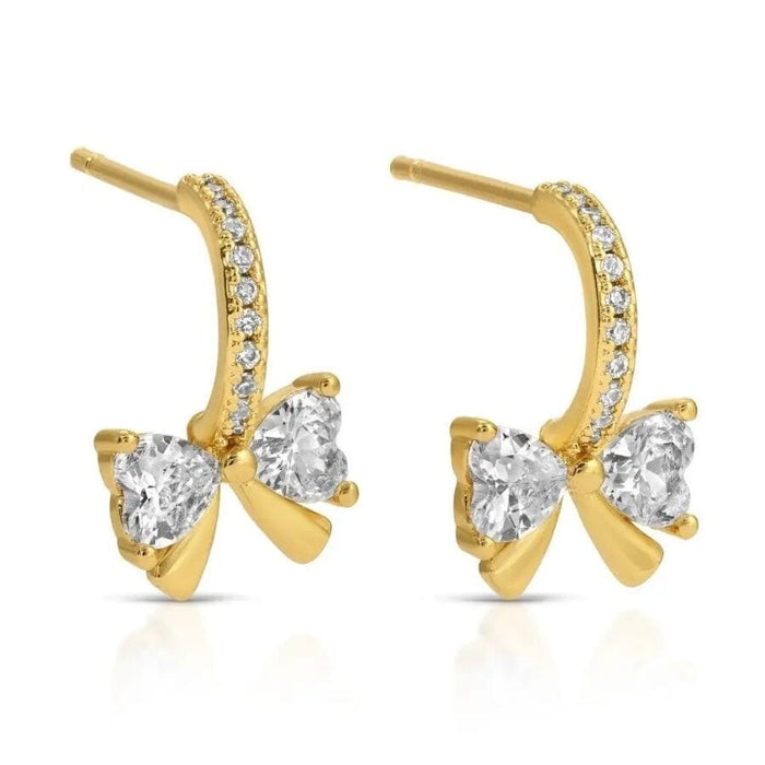 Delicate Bow Earrings Earrings Splendid Iris 