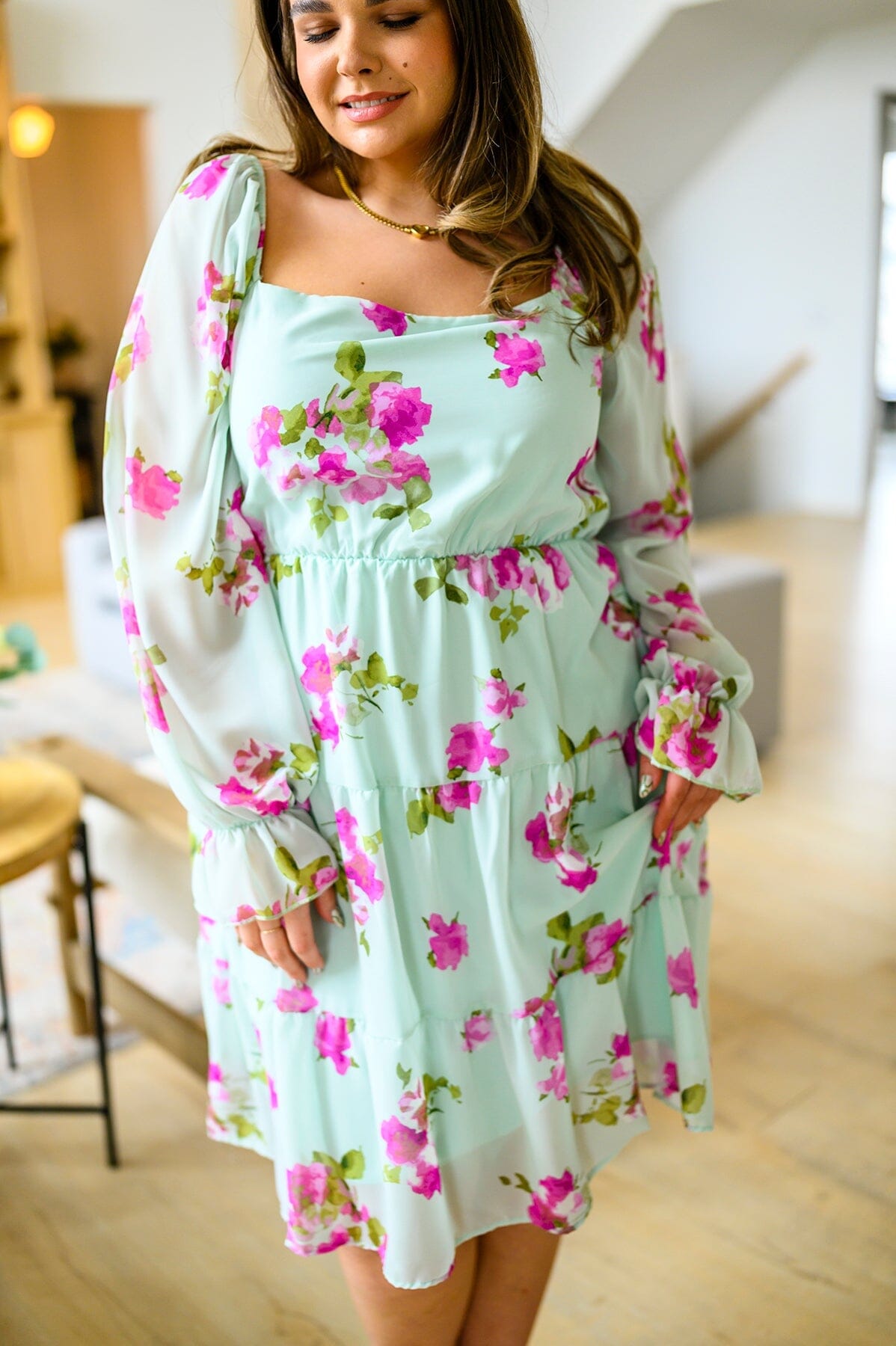 Delightfully Yours Floral Dress Womens Ave Shops 