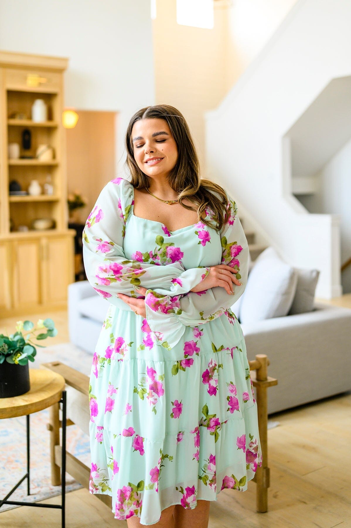 Delightfully Yours Floral Dress Womens Ave Shops 