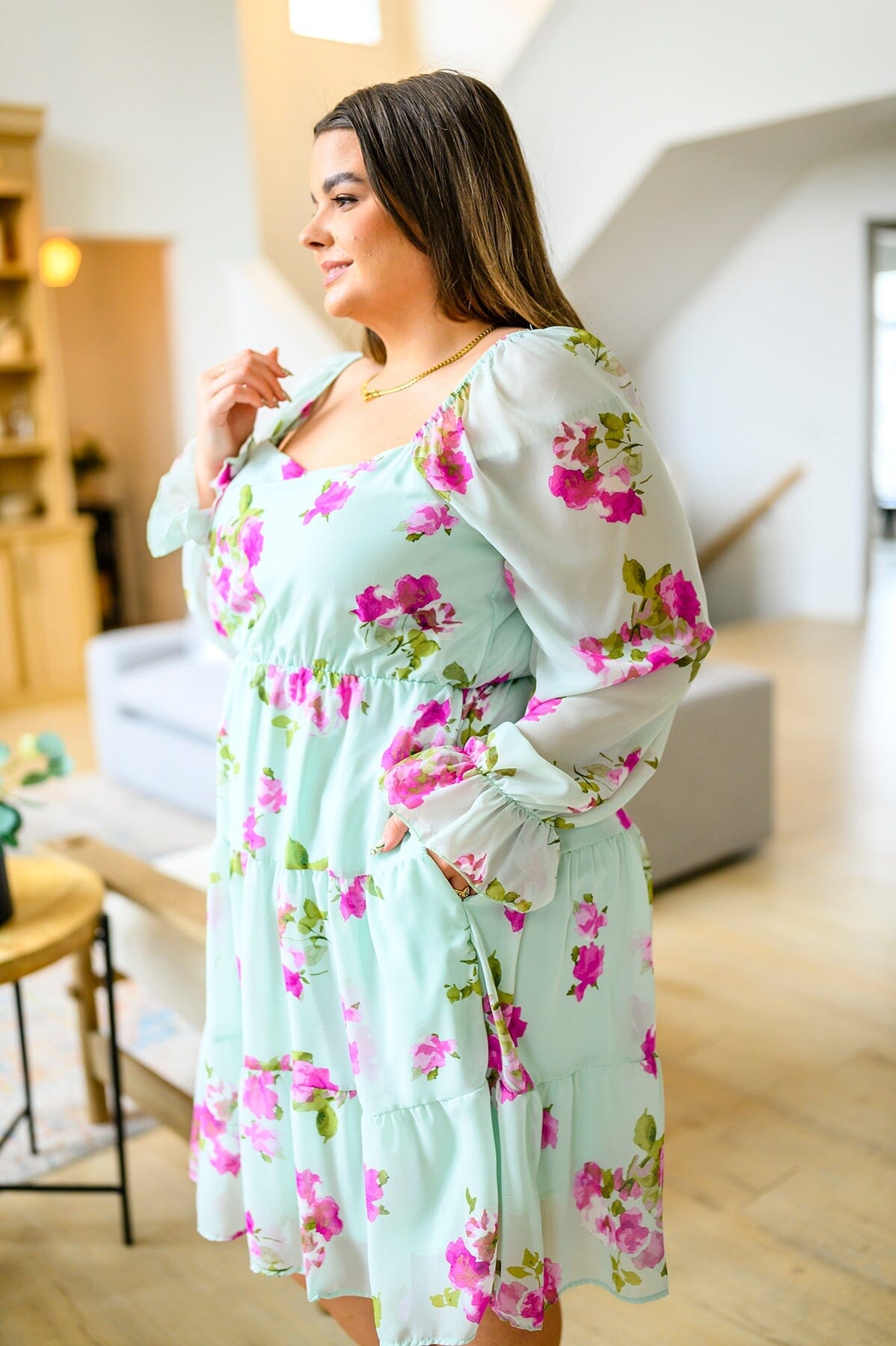 Delightfully Yours Floral Dress Womens Ave Shops 