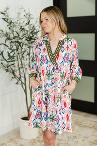 Depend on Me Boho Tiered Dress Womens Ave Shops 