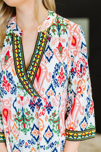 Depend on Me Boho Tiered Dress Womens Ave Shops 
