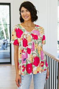 Do It Anyways Floral Top Tops Ave Shops 