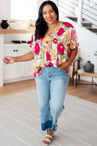 Do It Anyways Floral Top Tops Ave Shops 