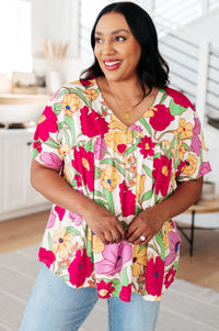 Do It Anyways Floral Top Tops Ave Shops 