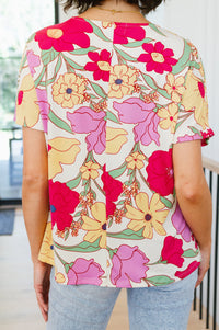 Do It Anyways Floral Top Tops Ave Shops 