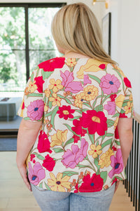 Do It Anyways Floral Top Tops Ave Shops 