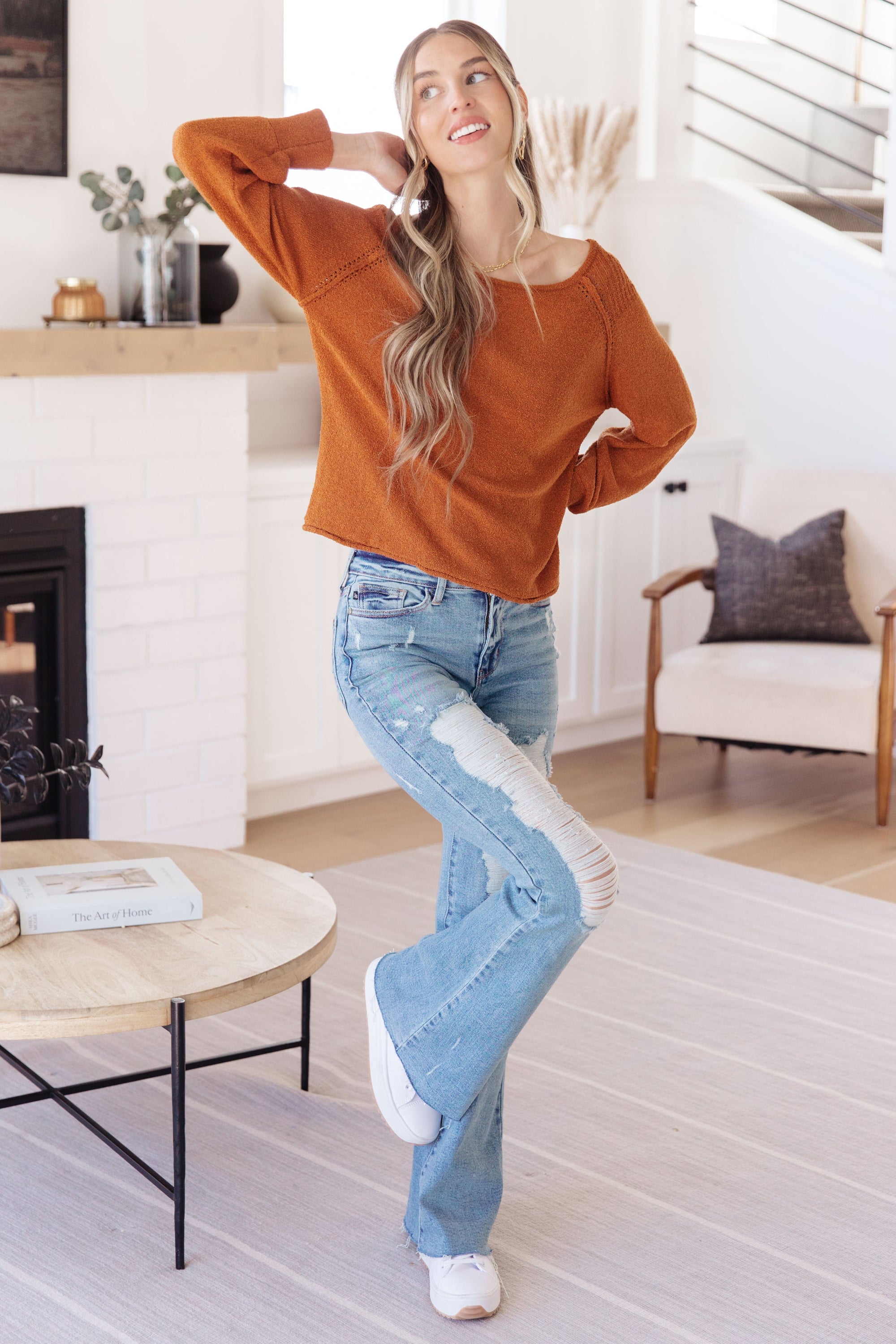 Don't Be Difficult Pullover Sweater Tops Ave Shops 
