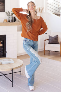 Don't Be Difficult Pullover Sweater Tops Ave Shops 