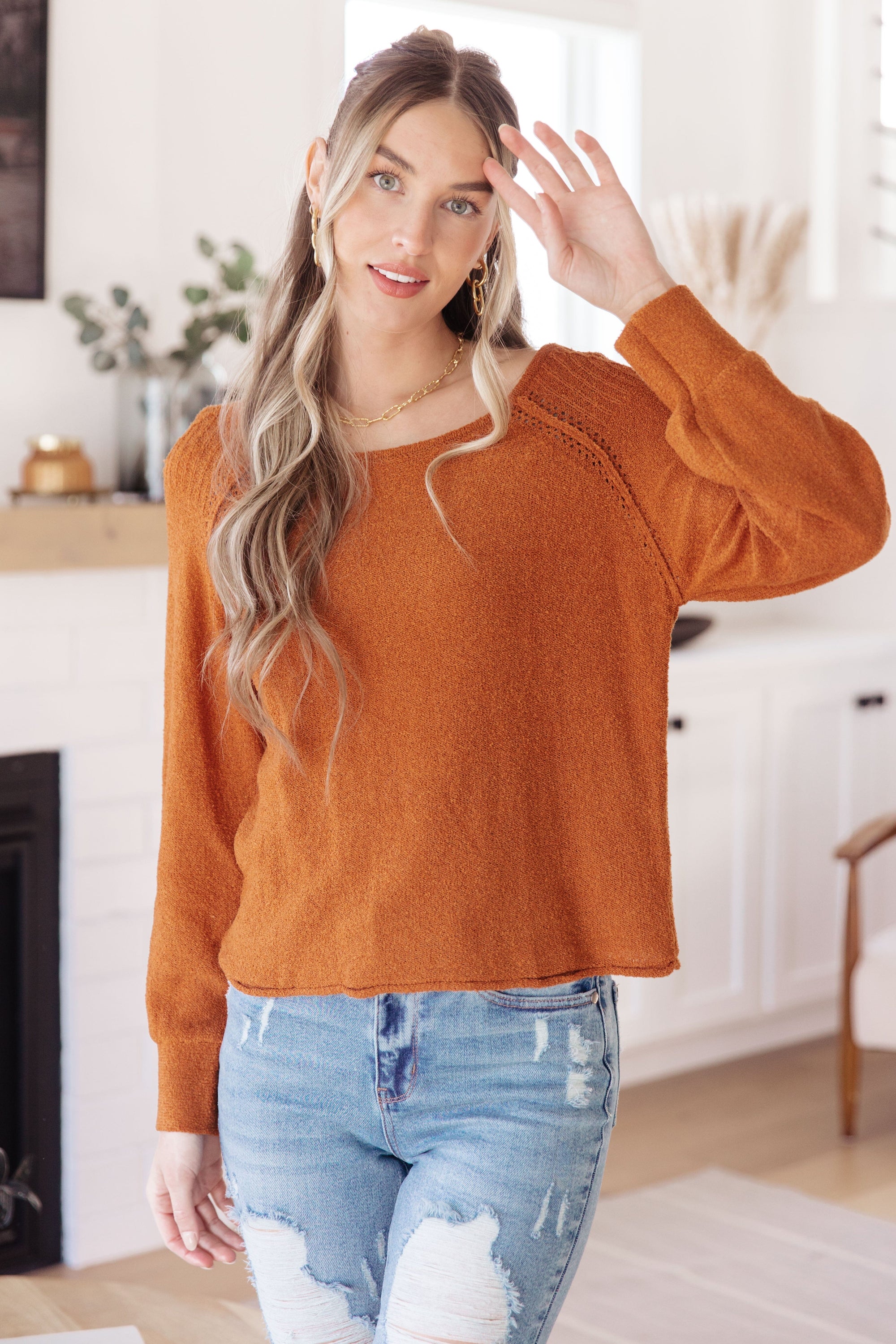 Don't Be Difficult Pullover Sweater Tops Ave Shops 