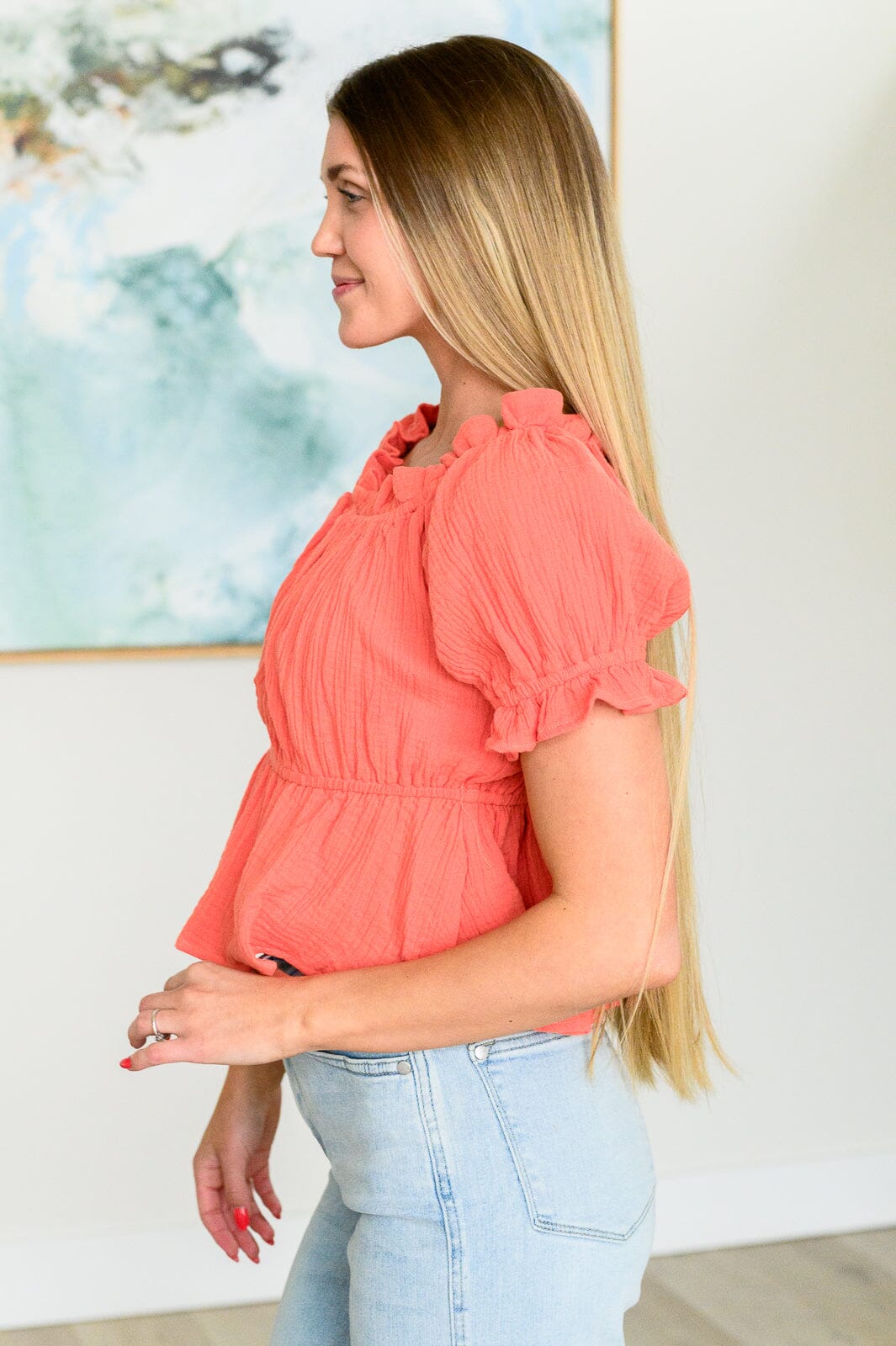 Don't Be Shy Off the Shoulder Blouse Tops Ave Shops 