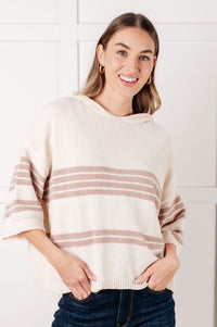 Don't Forget the Cold Foam Striped Hoodie Tops Ave Shops 