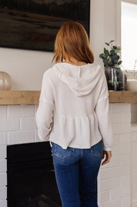 Don't Waffle About Waffle Knit Hoodie Tops Ave Shops 